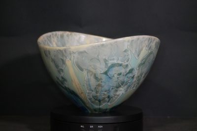 petit saladier en porcelaine design turquoise