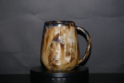 Grande tasse en grès noir 45cl