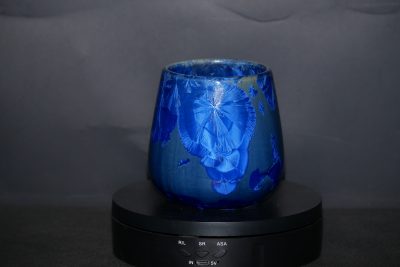 Tasse sans anse porcelaine bleu-nuit 35 cl