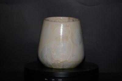 Tasse sans anse porcelaine jaune soleil