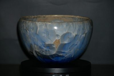 Grand bol en porcelaine gris-bleu