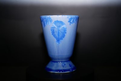 Mazagran en porcelaine bleu de cobalt 17cl