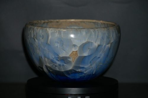 Grand bol en porcelaine gris-bleu
