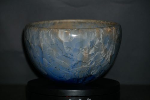Grand bol en porcelaine gris-bleu
