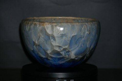 Grand bol en porcelaine gris-bleu