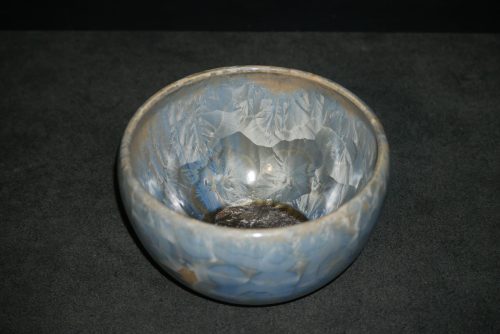 Grand bol en porcelaine gris-bleu