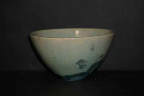 Bol japonais porcelaine vert turquoise taille moyenne