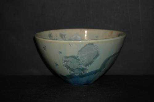 Bol japonais porcelaine vert turquoise taille moyenne