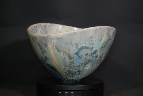petit saladier en porcelaine design turquoise