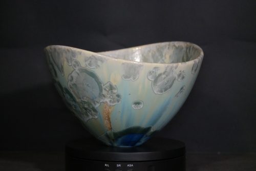 petit saladier en porcelaine design turquoise