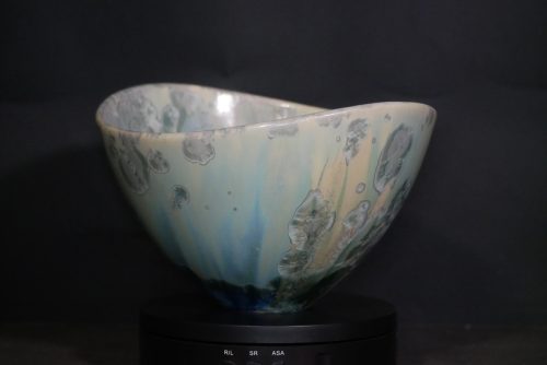 petit saladier en porcelaine design turquoise