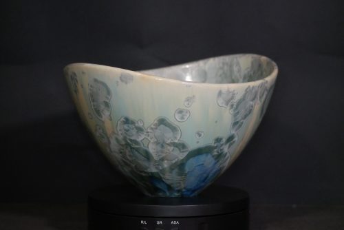 petit saladier en porcelaine design turquoise