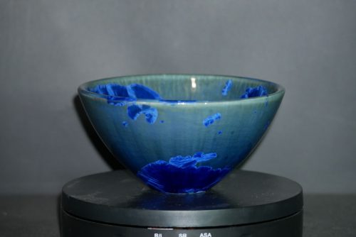 Petit bol japonais en porcelaine bleu nuit