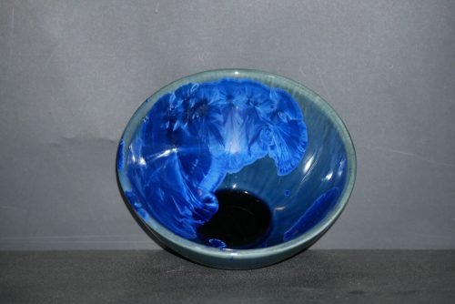 Petit bol japonais en porcelaine bleu nuit