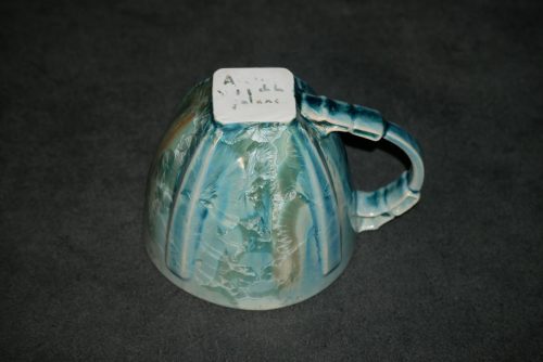 Bol avec anse 50cl vert en porcelaine