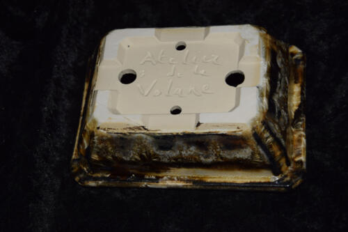 Pot à bonsaï rectangulaire 17 cm en grès