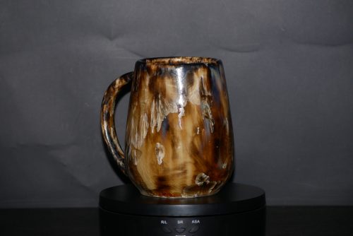 Grande tasse en grès noir 45cl