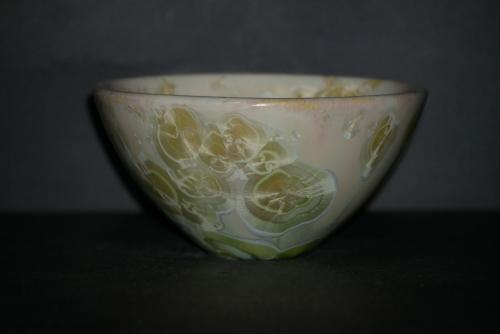 Petit bol japonais porcelaine vert citronné