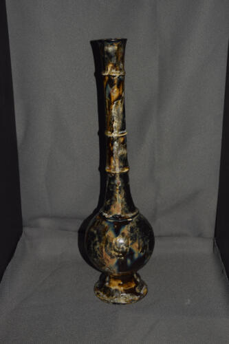 Soliflore en grès noir 40cm