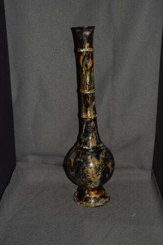 Soliflore en grès noir 40cm