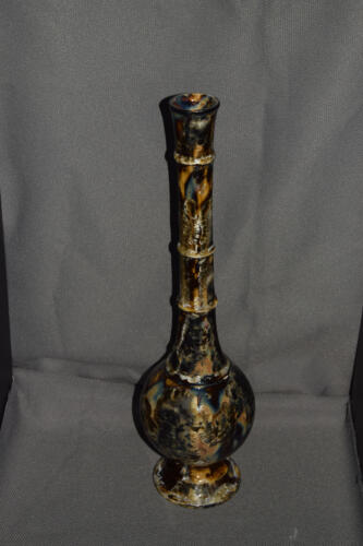 Soliflore en grès noir 40cm