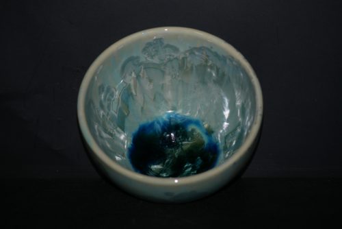 Bol en porcelaine turquoise