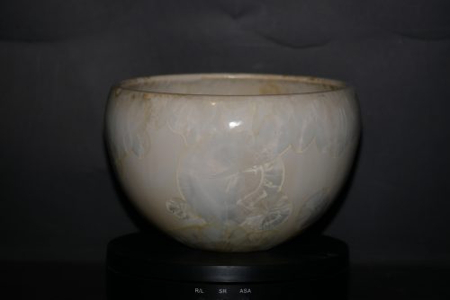 Grand bol en porcelaine jaune-soleil