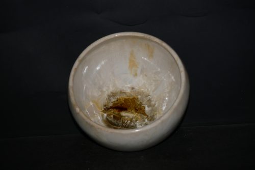 Grand bol en porcelaine jaune-soleil