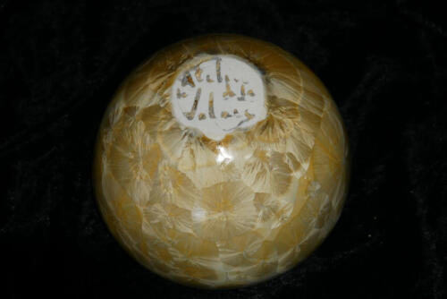 Grand bol en porcelaine jaune-soleil