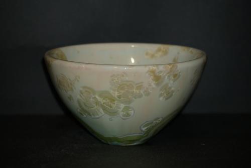 Bol japonais porcelaine vert citron taille moyenne
