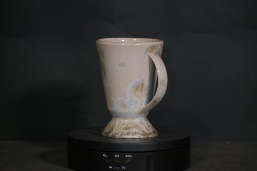 Mazagran avec anse en porcelaine ventre de biche 17cl