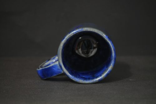 Tasse avec anse en porcelaine bleu nuit 20cl