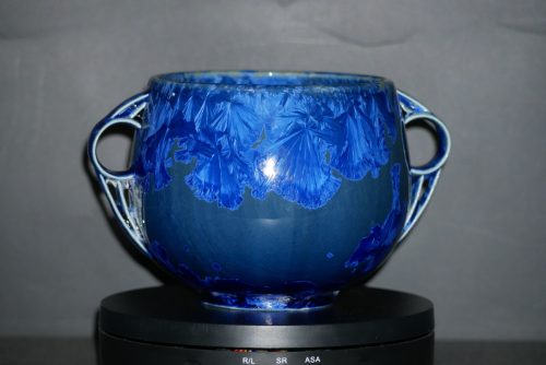 Bol avec anses en porcelaine 60 cl bleu nuit