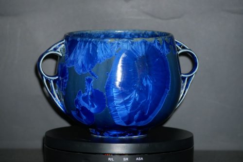 Bol avec anses en porcelaine 60 cl bleu nuit