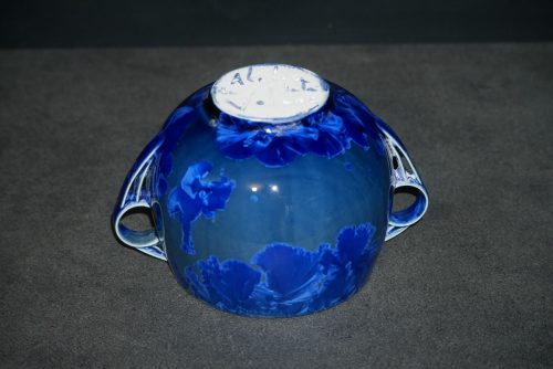 Bol avec anses en porcelaine 60 cl bleu nuit