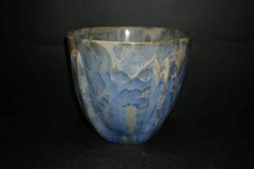 Saladier haut en porcelaine gris-bleu 17 cm