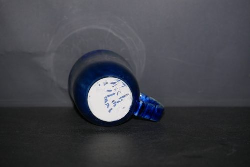 Tasse avec anse en porcelaine bleu-nuit 20cl