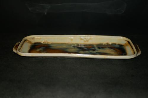 Plat à cake porcelaine crème