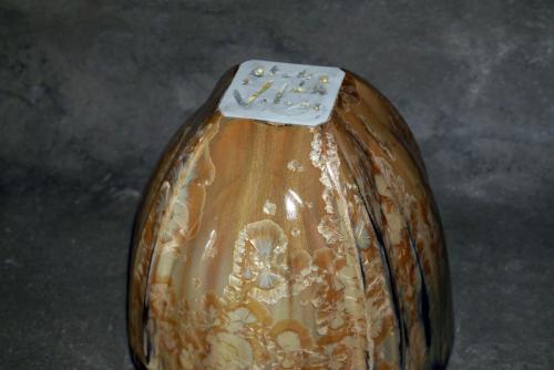 Saladier haut en grès fauve 18 cm