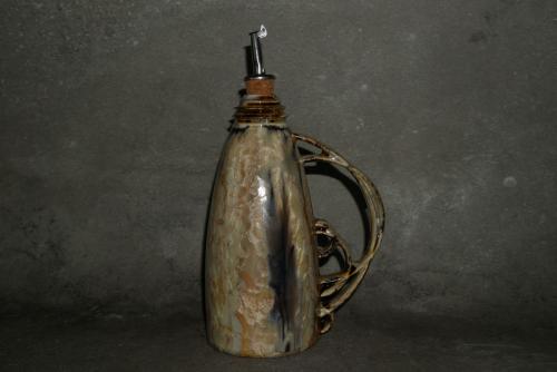 Huilier en grès fauve 6 cl