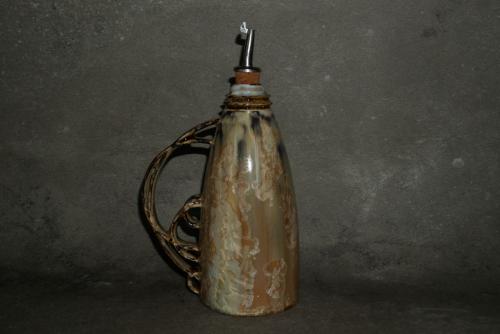 Huilier en grès fauve 6 cl