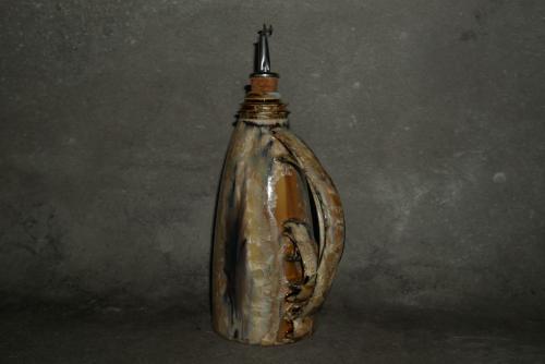 Huilier en grès fauve 6 cl
