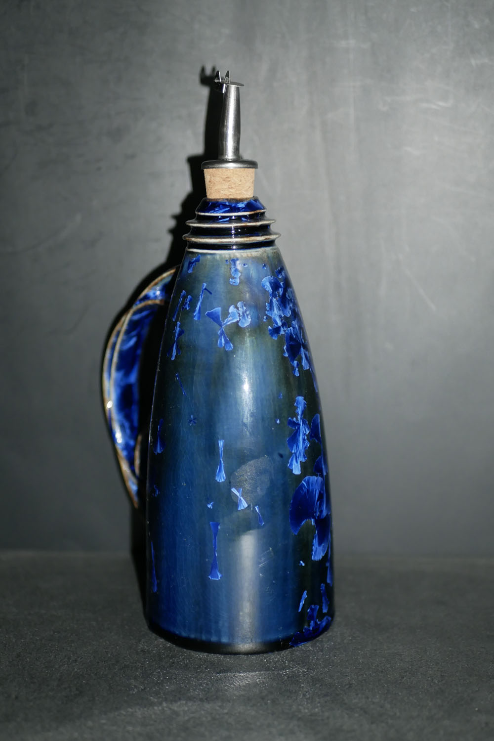 Huilier Artisanal En Cuivre Et Laiton 1 Litre - Pour Huile D'olive, Intérieur Inox, Fabrication Italienne, Décoration Cuisine Professionnelle - 12