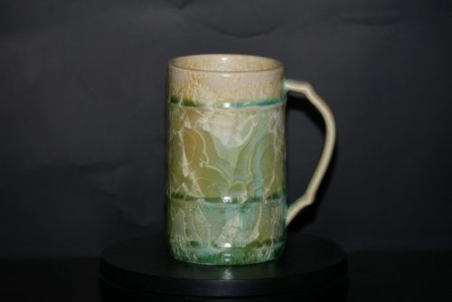 Mug artisanal en porcelaine 25cl vert citron