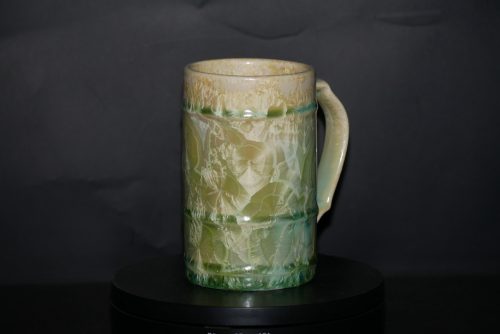 Mug artisanal en porcelaine 25cl vert citron