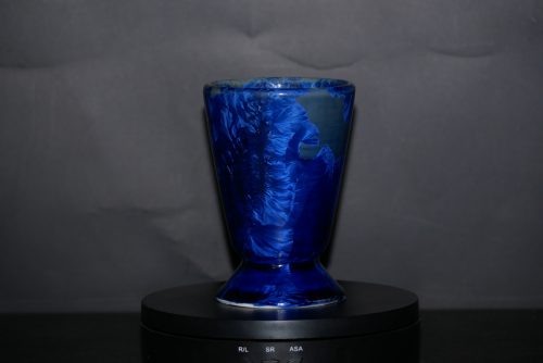 Mazagran en porcelaine bleu nuit 17cl