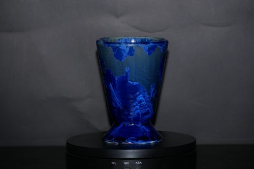 Mazagran en porcelaine bleu nuit 17cl