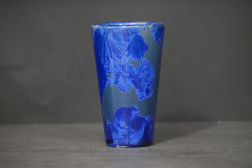 6 mazagrans en porcelaine bleu nuit