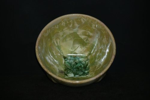 Bol en porcelaine vert citron 7.5 cm