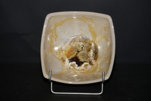 Coupelle en porcelaine jaune soleil
